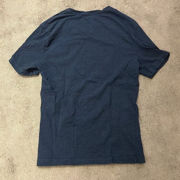 V-neck ahirt - blue - Picture 3 of 3